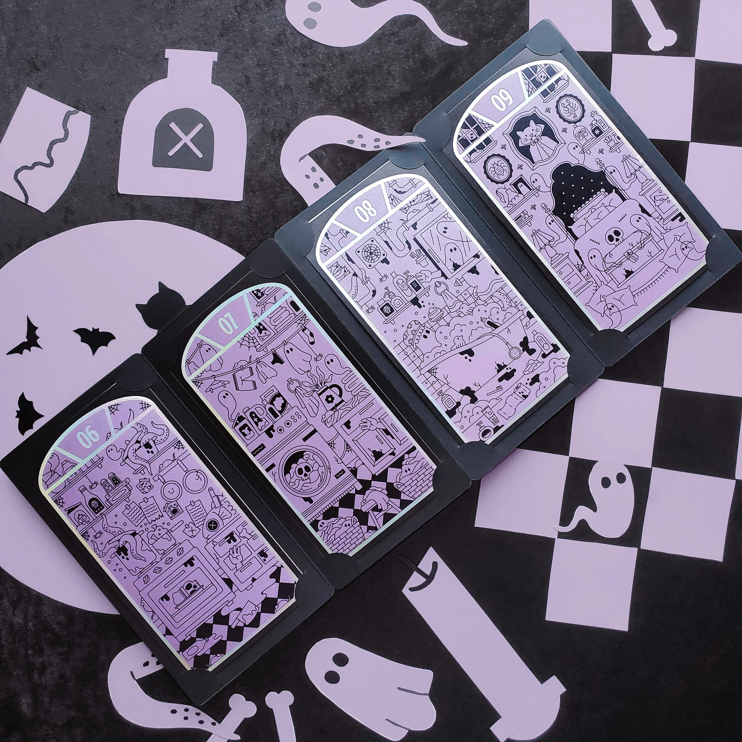 2025 HALLOWEEN ADVENT STICKER CALENDAR - HAUNTED MANSION - Image 2
