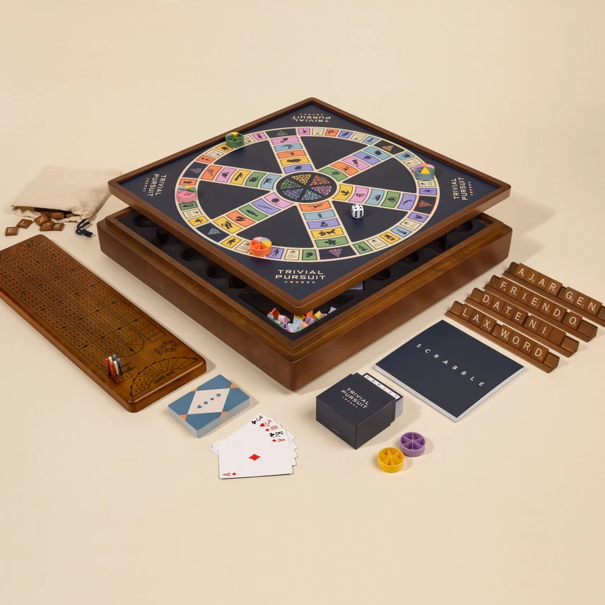 3-IN-1: SCRABBLE, TRIVIAL PURSUIT, & CRIBBAGE - Image 3