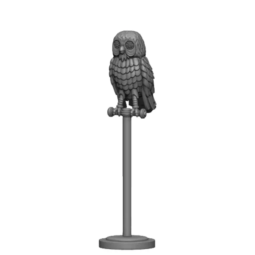 7 TV CLOCKWORK OWL