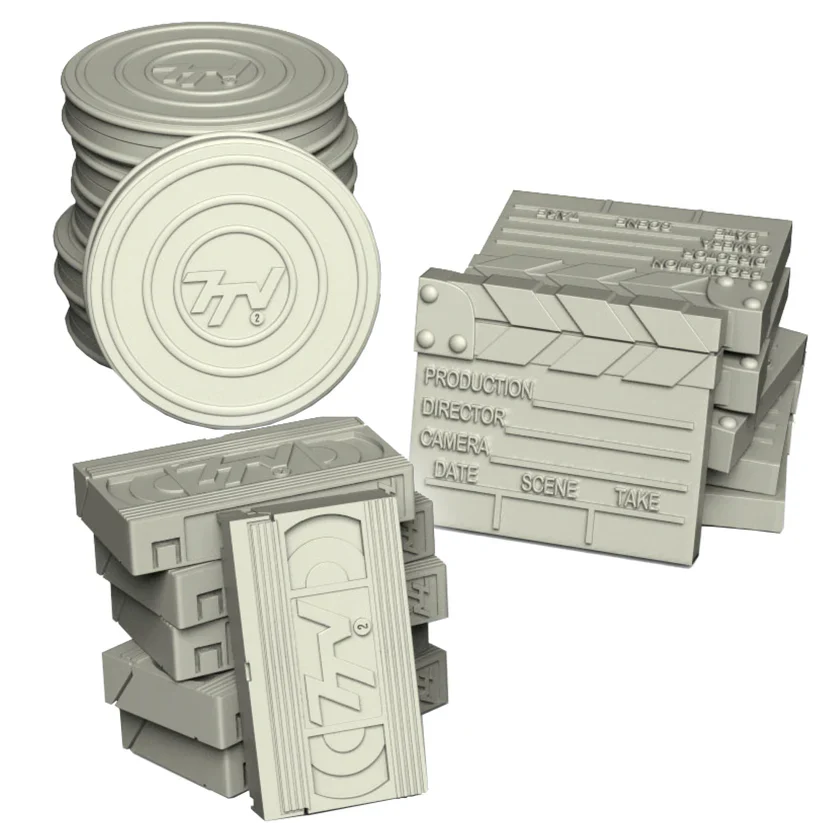 7 TV DELUXE PLOT TOKENS
