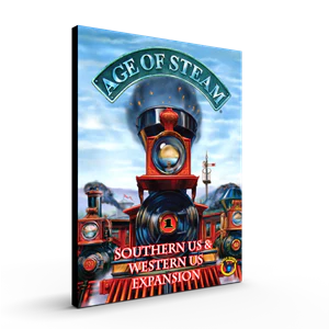 AGE OF STEAM SOUTHERN US & WESTERN US EXPANSION MAPS