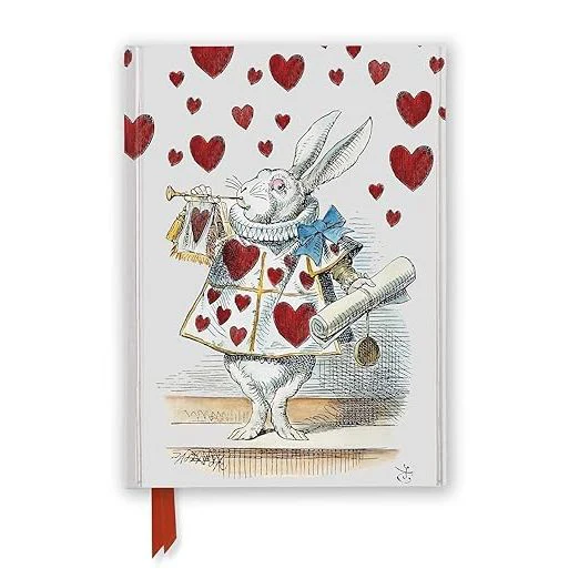 ALICE'S ADVENTURE'S IN WONDERLAND: WHITE RABBIT (FOILED MAGNETIC JOURNAL)