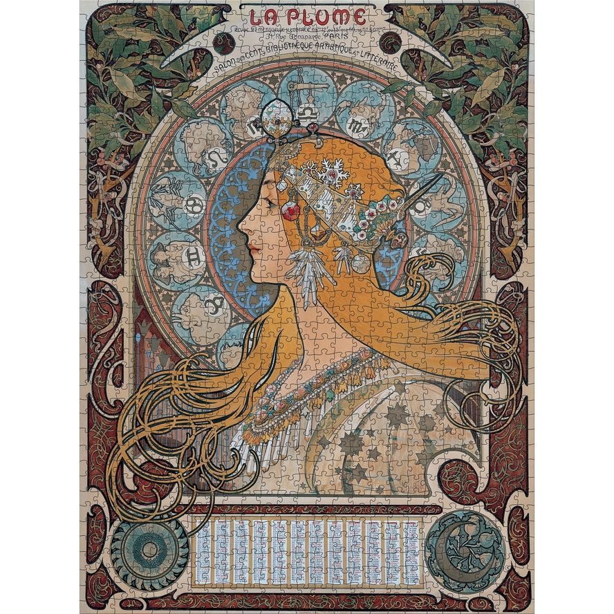 ALPHONSE MUCHA 1000 PC JIGSAW PUZZLE - Image 2