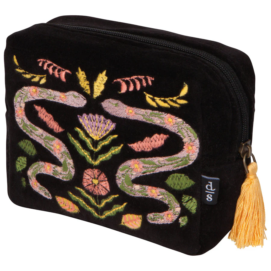 AMULET VELVET EMBROIDERED POUCH BY DANICA STUDIO - Image 2
