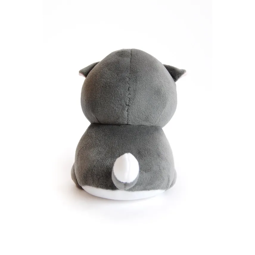 ANGRY CAT PLUSH: GRAY AND WHITE TUX - Image 2