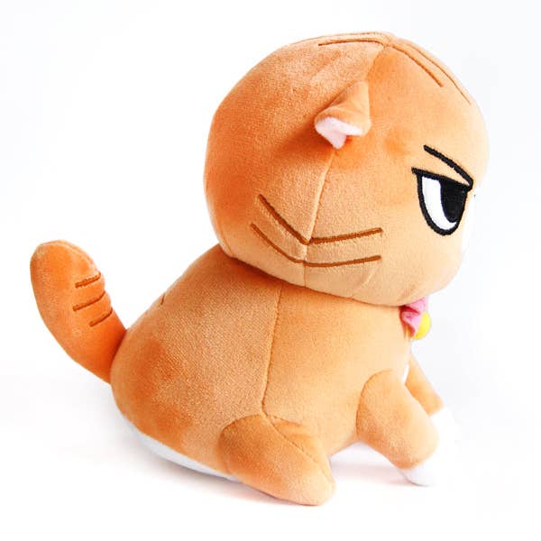 ANGRY CAT PLUSH: ORANGE TABBY - Image 2