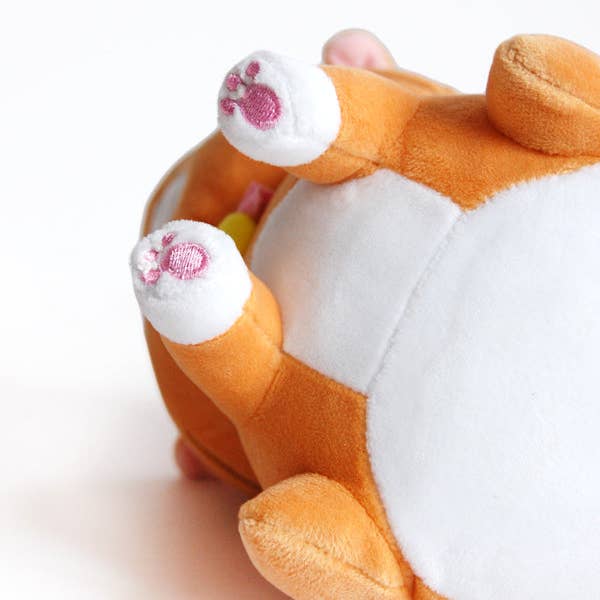 ANGRY CAT PLUSH: ORANGE TABBY - Image 4