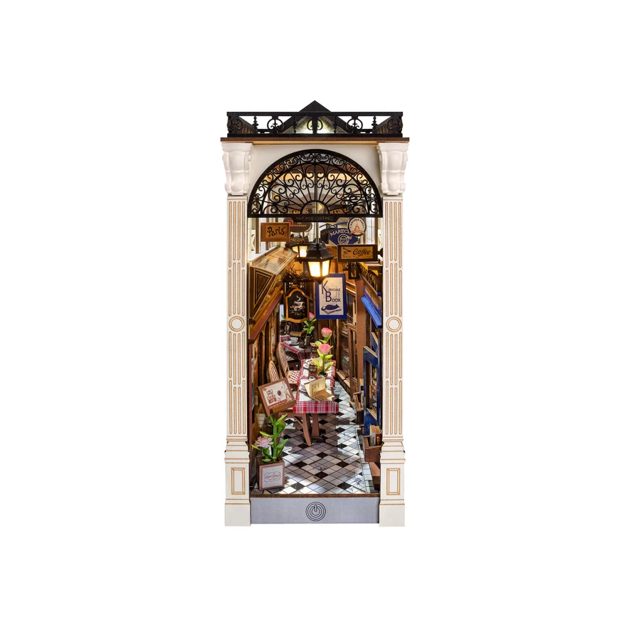 ARCADE DATING 3-D WOODEN MINIATURE BOOK NOOK KIT - Image 2