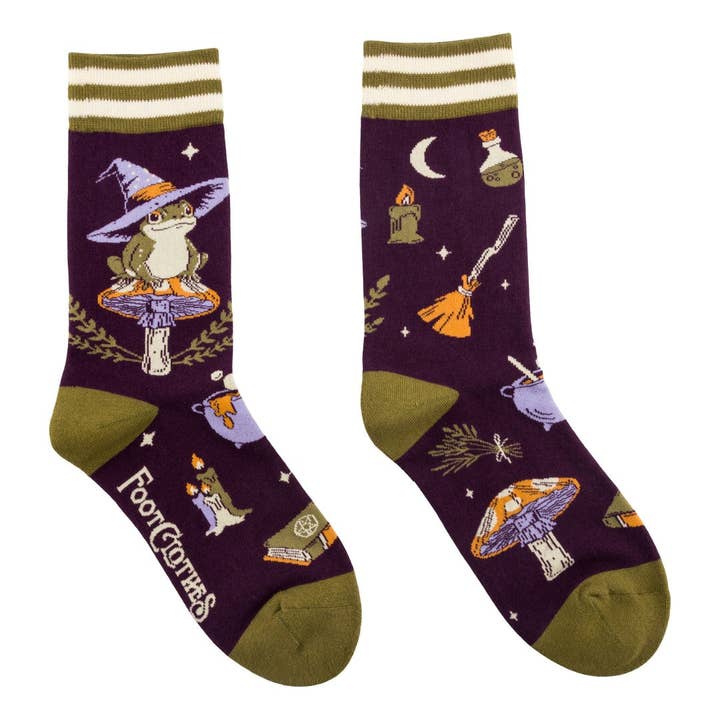 ARCHTOAD OF HATVILLE CREW SOCKS BY FOOTCLOTHES - Image 2