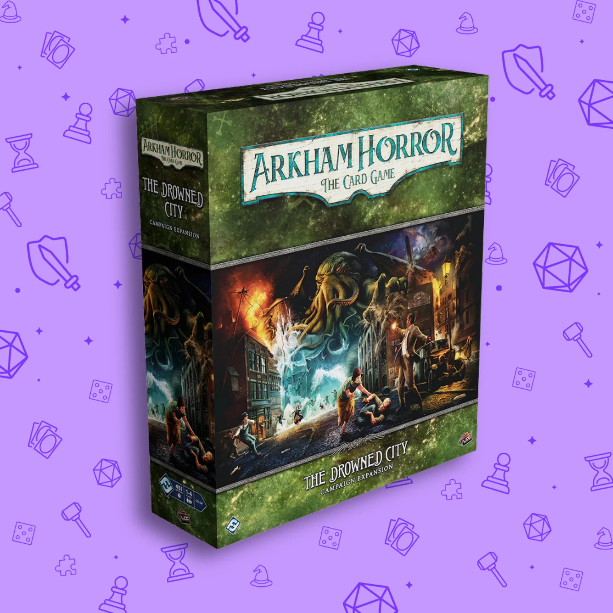 ARKHAM HORROR LCG: DROWNED CITY CAMPAIGN EXPANSION