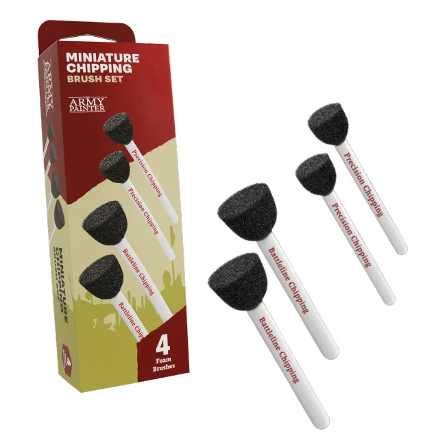ARMY PAINTER MINIATURE CHIPPING BRUSH SET