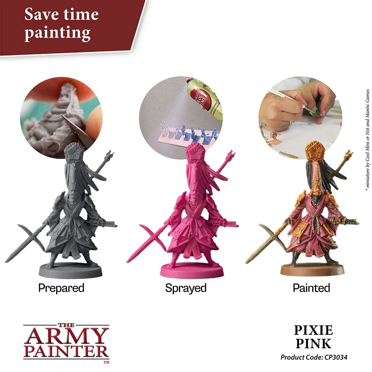 ARMY PAINTER PIXIE PINK PRIMER - Image 2