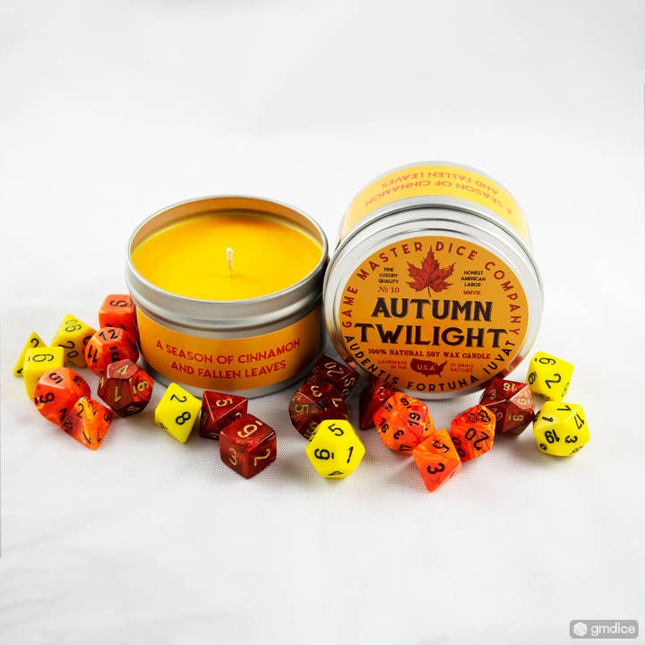 AUTUMN TWILIGHT 8oz GAMING CANDLE - Image 2