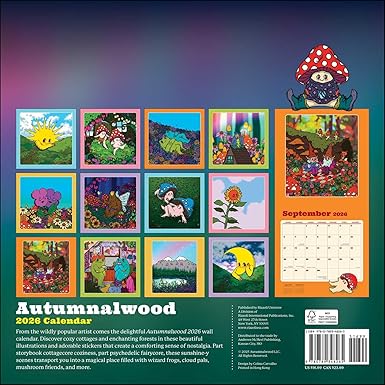 AUTUMNALWOOD 2026 WALL CALENDAR - Image 2