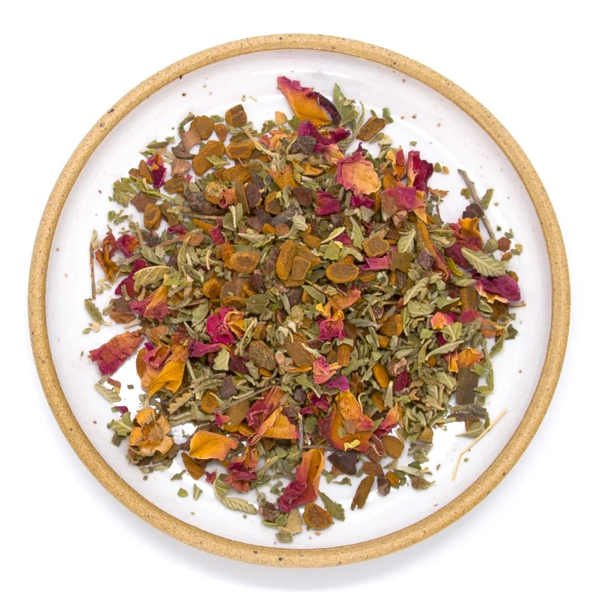 WILD & TEA AZTEC LOVE HERBAL TEA 2.5oz - Image 2