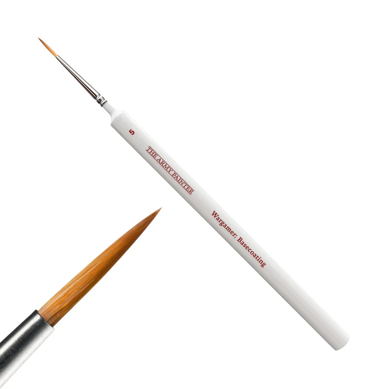 BASECOATING WARGAMER BRUSH