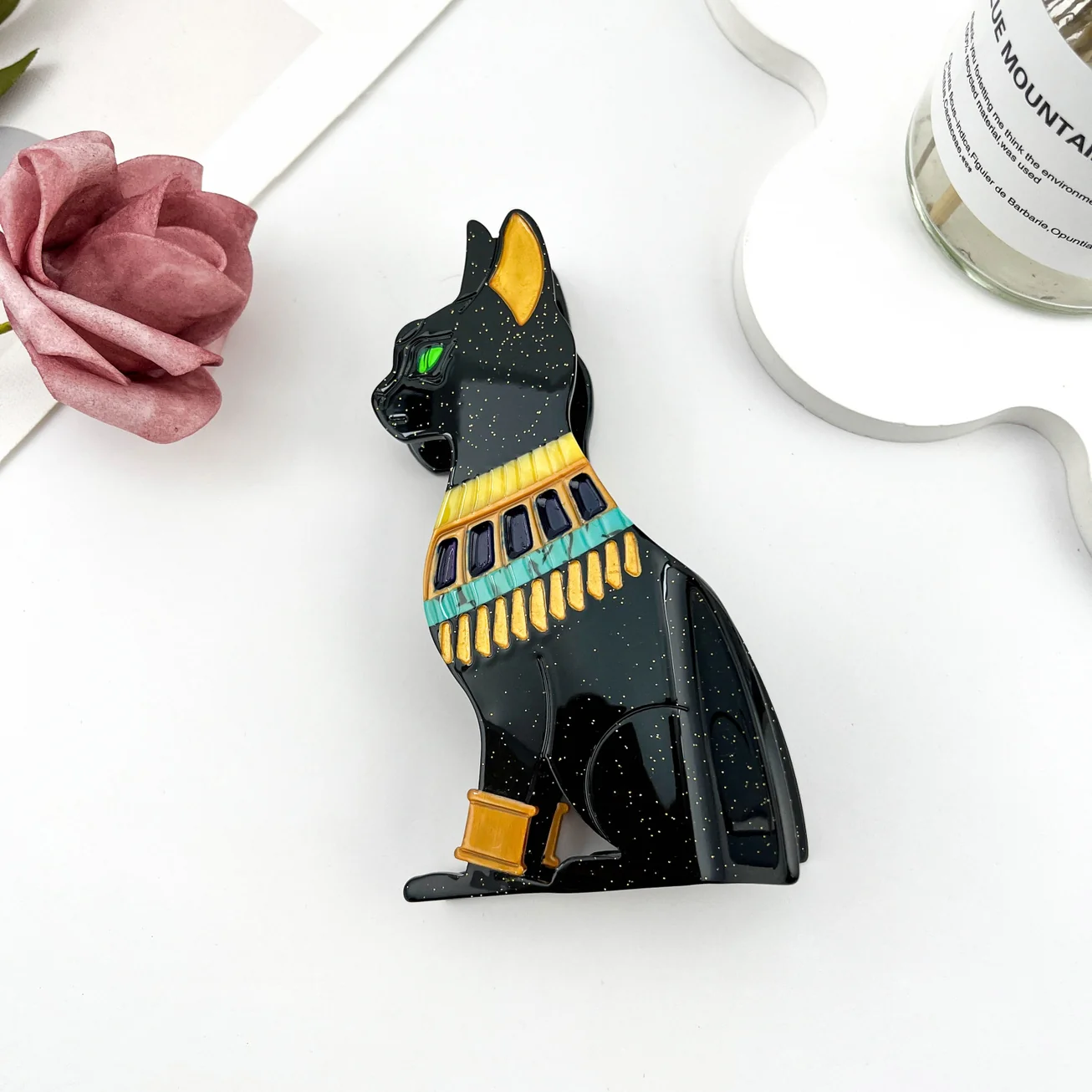 BAST EGYPTIAN CAT HAIR CLAW CLIP