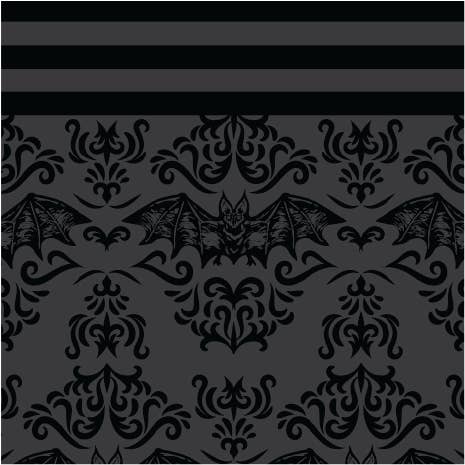 BAT DAMASK KNEE HIGH SOCKS BY FOOTCLOTHES - Image 4