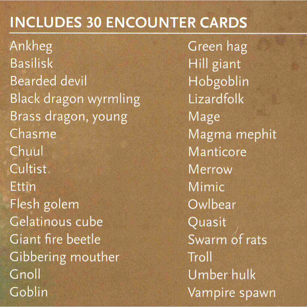 BEADLE & GRIMM ENCOUNTER CARDS 0-6 SET 1 - Image 2