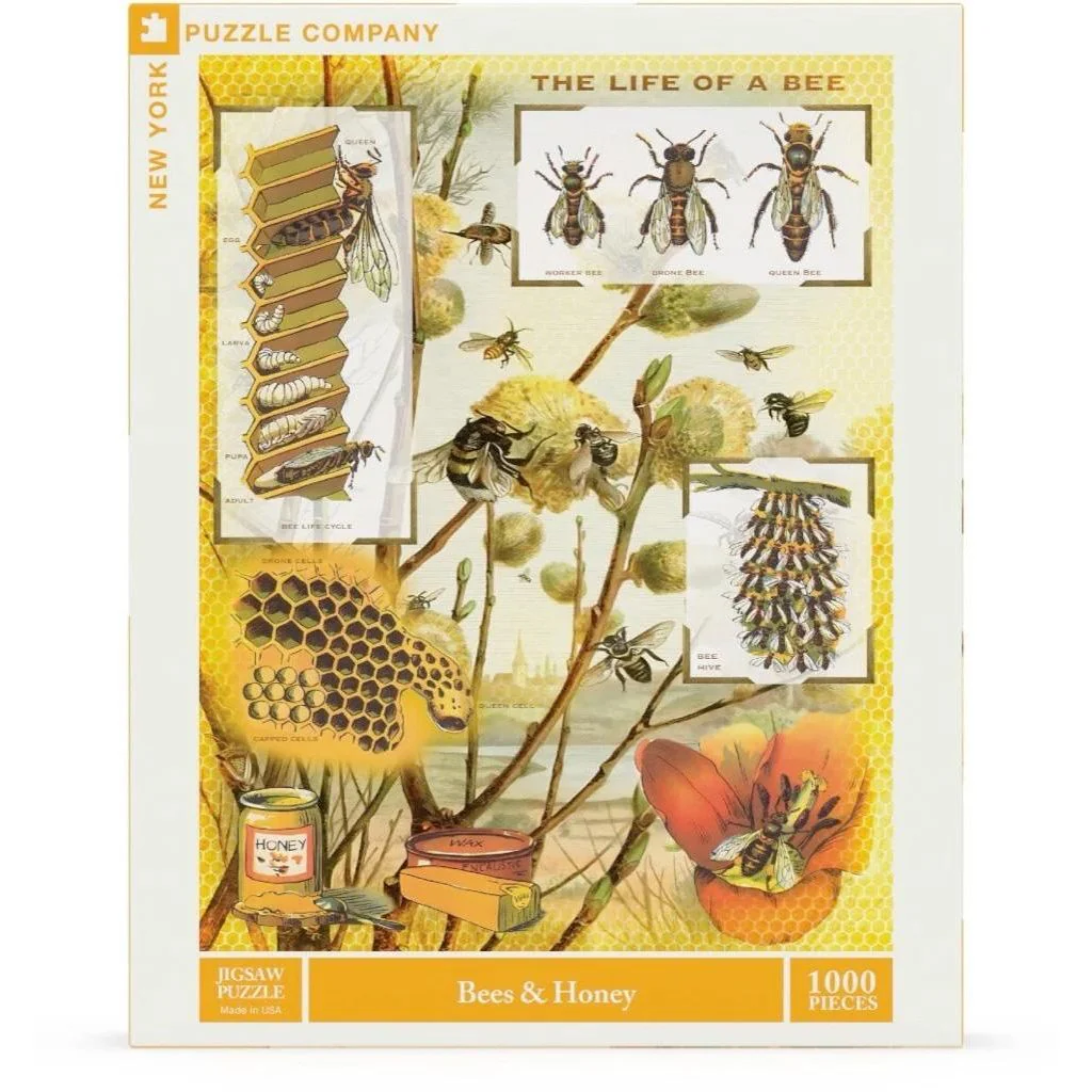 BEES AND HONEY 1000PC PUZZLE - Image 2