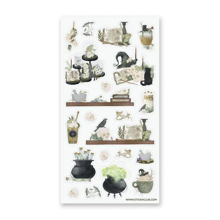 BEWITCHING DECOR STICKER SHEET