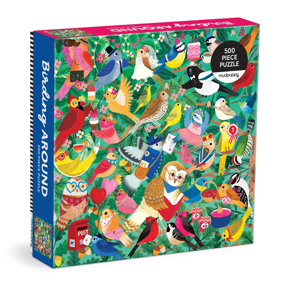 BIRDING AROUND 500PC PUZZLE