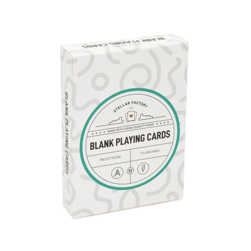 BLANK PLAYING CARDS