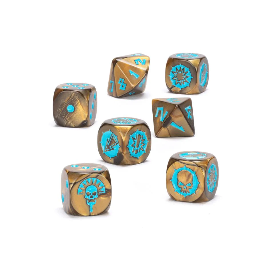 BLOOD BOWL TOMB KINGS DICE SET - Image 2