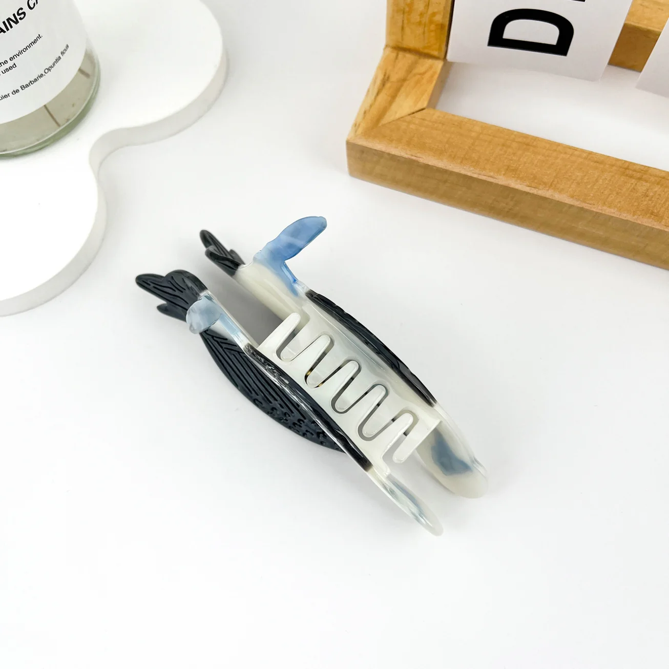 BLUE FOOTED BOOBY BIRD HAIR CLAW CLIP - Image 2