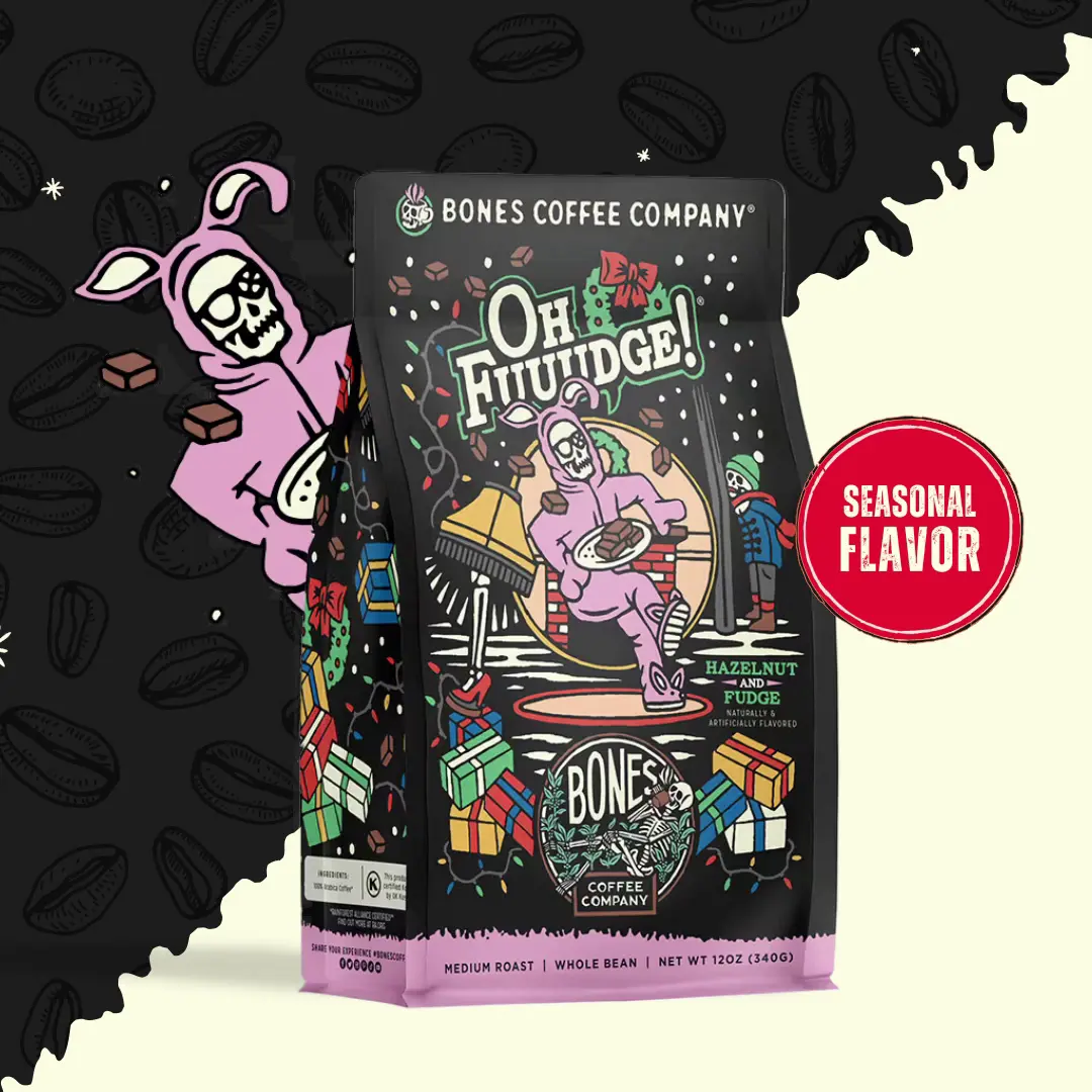 BONES COFFEE OH FUUUDGE! 12OZ GROUND COFFEE