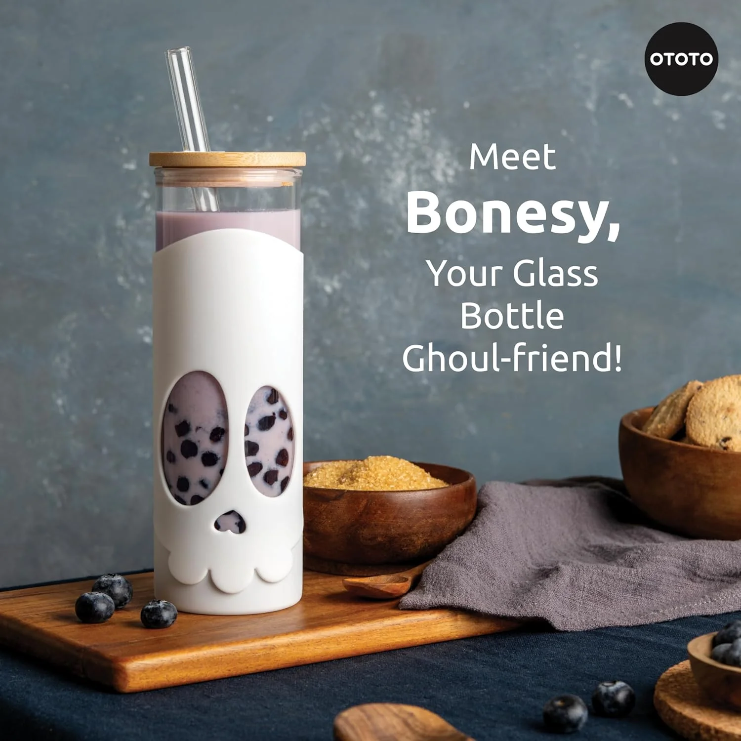 BONESY SKULL TUMBLER