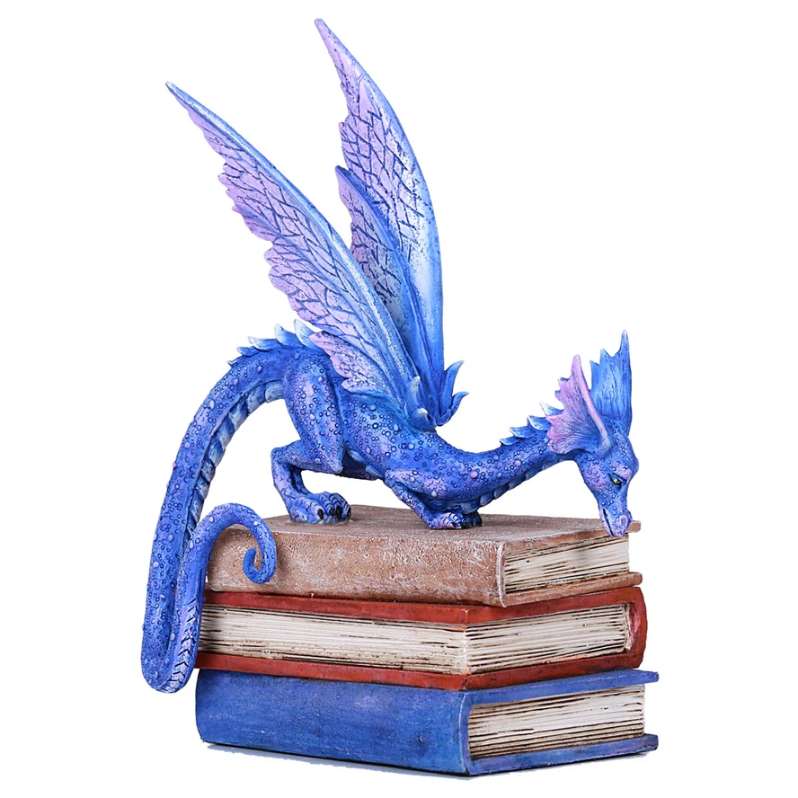 BOOK DRAGON STATUE BY AMY BROWN - Image 2