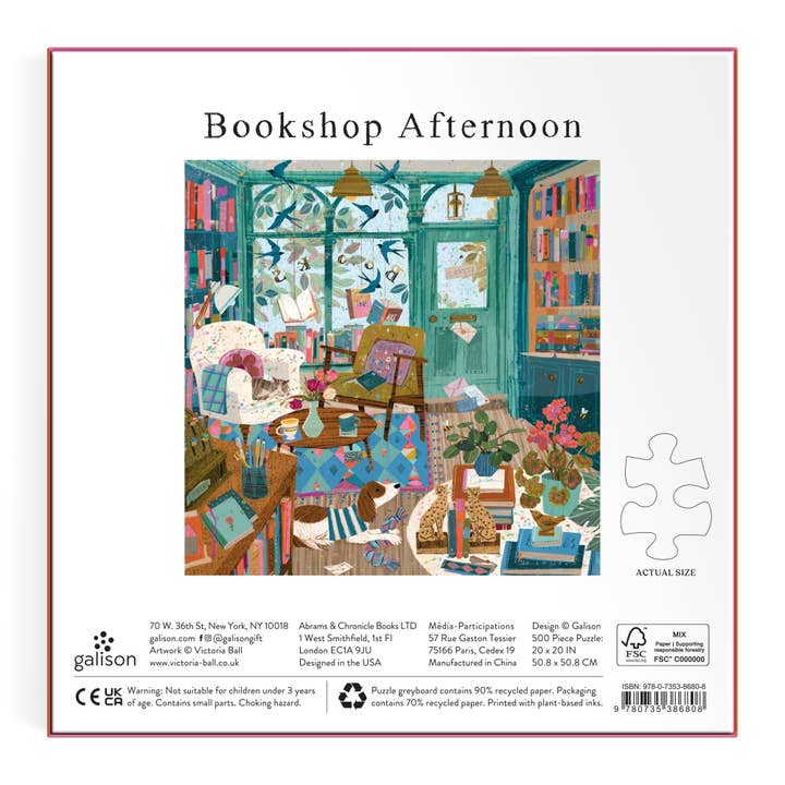 BOOKSHOP AFTERNOON 500PC FOIL PUZZLE - Image 3