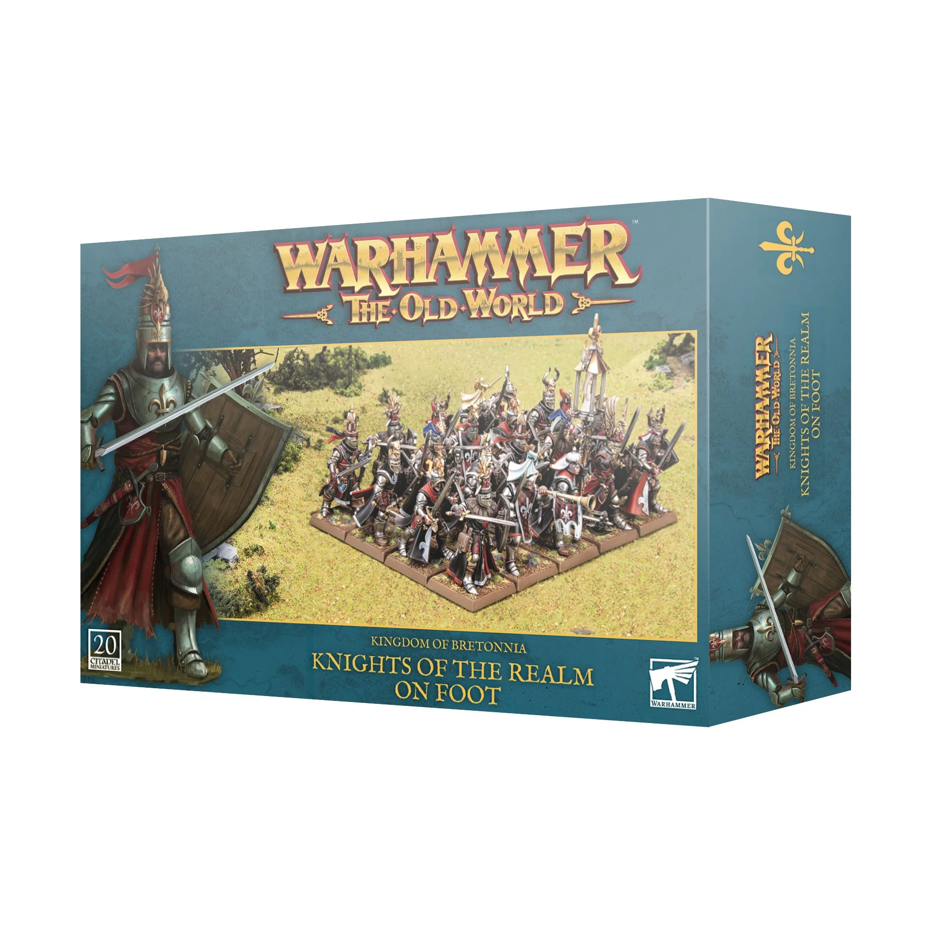 BRETONNIA KNIGHTS OF THE REALM ON FOOT