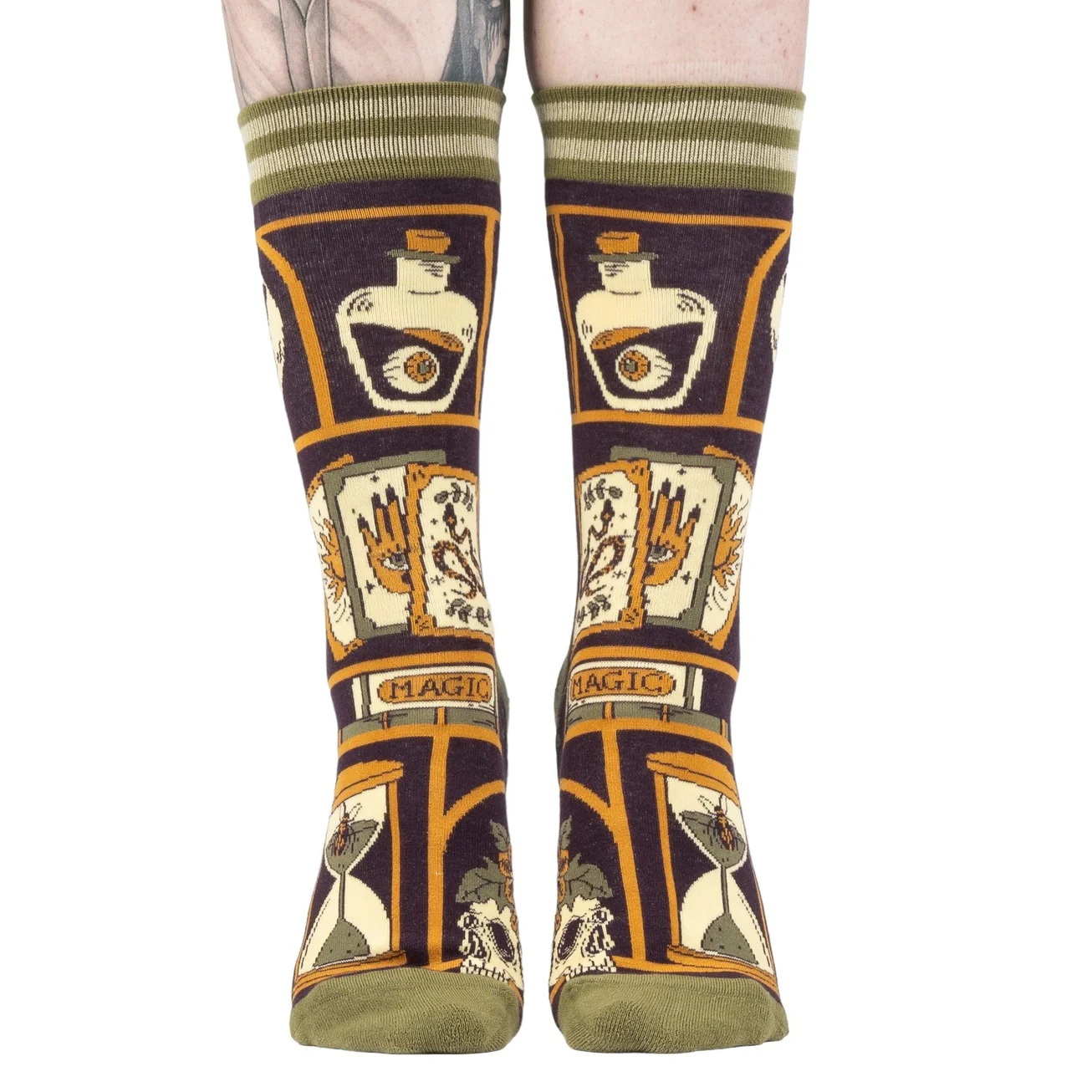 CABINET OF CURIOSITIES CREW SOCKS BY FOOTCLOTHES - Image 2
