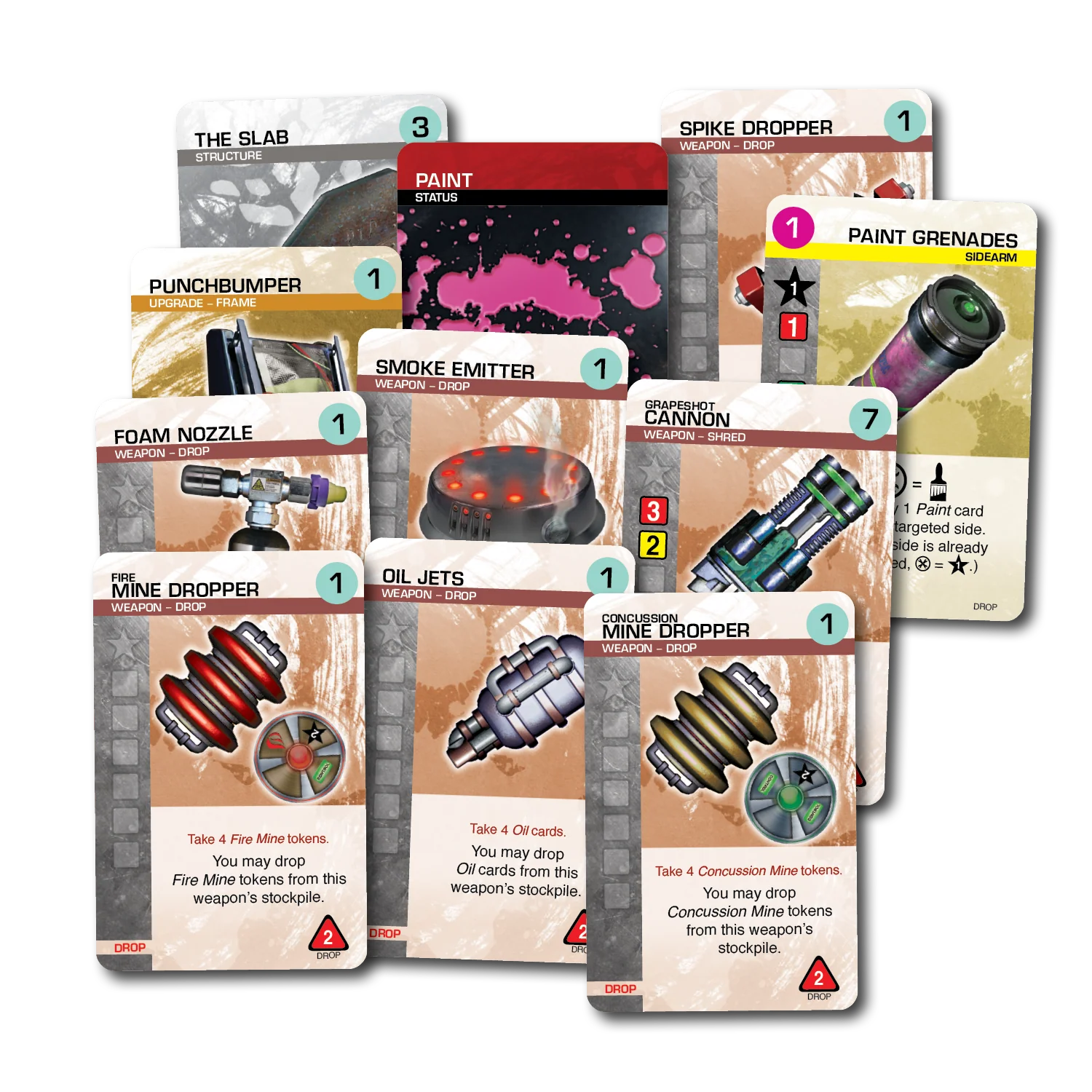 CAR WARS 6E DROPPED WEAPONS PACK