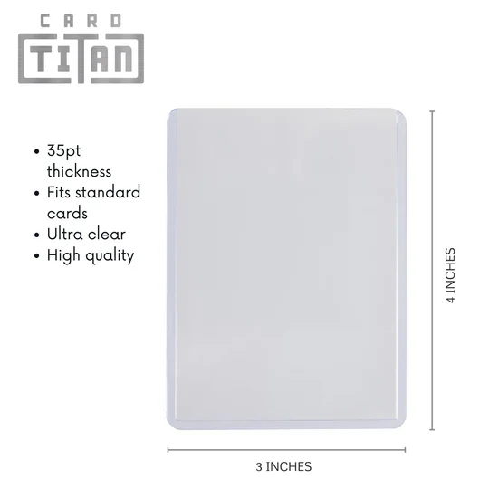 CARD TITAN TOPLOADERS 35PT (100) - Image 2