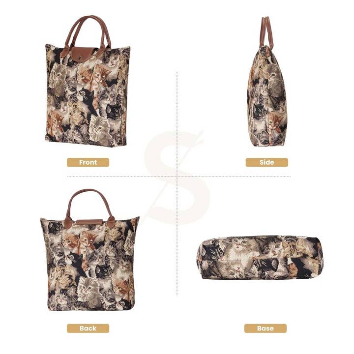 CAT FOLDAWAY TOTE BAG - Image 2