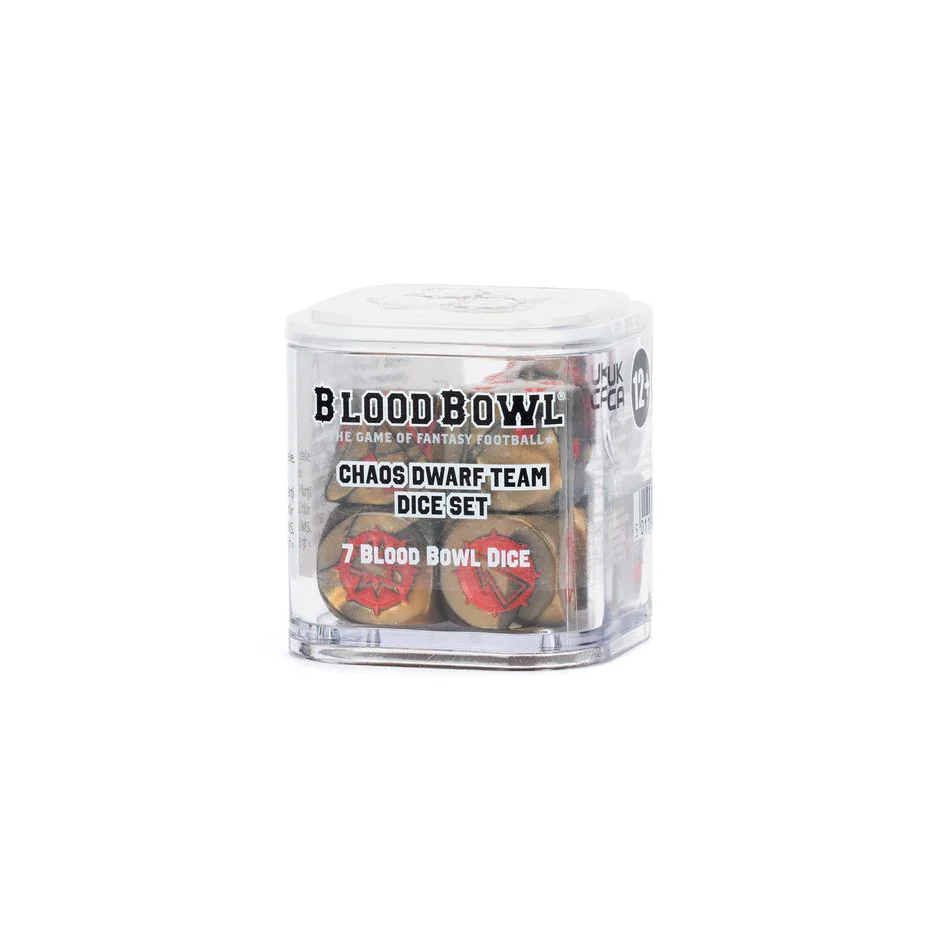 CHAOS DWARF BLOOD BOWL TEAM DICE