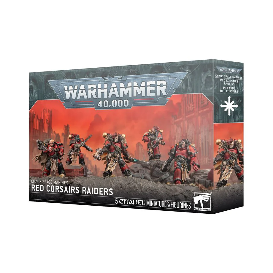 CHAOS SPACE MARINE RED CORSAIR RAIDERS