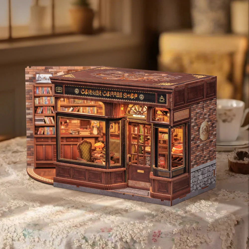 CORNER COFFEE SHOP 3-D DIY BOOK NOOK KIT - Image 2