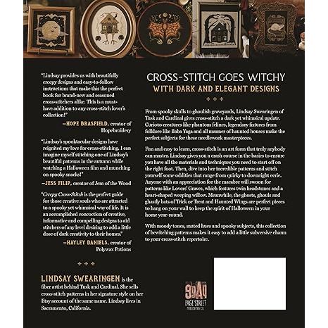 CREEPY CROSS STITCH: 25 SPOOKY PROJECTS TO HAUNT YOUR HALLS BY LINDSAY SWEARINGEN - Image 2