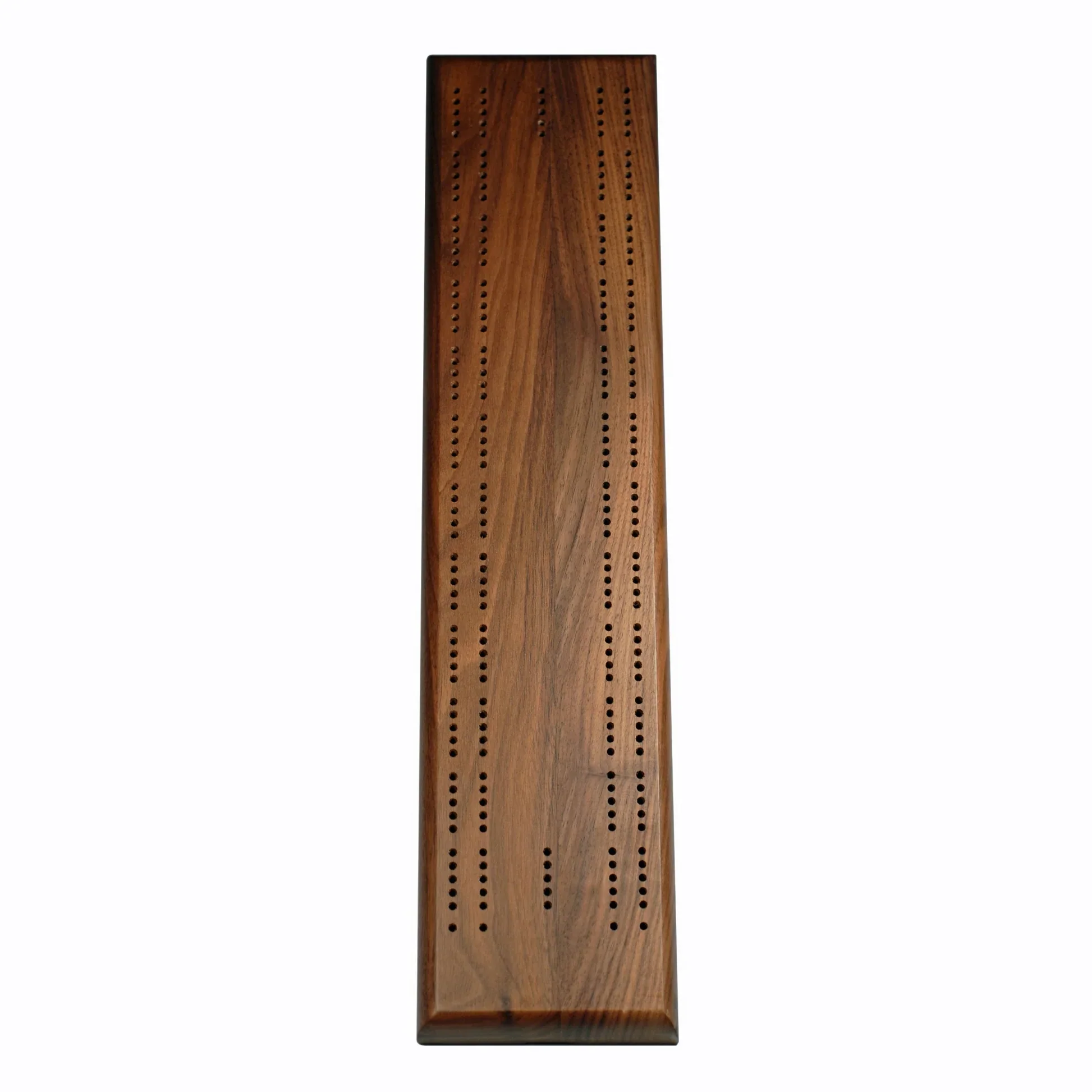 CRIBBAGE 2 TRACK SOLID WALNUT