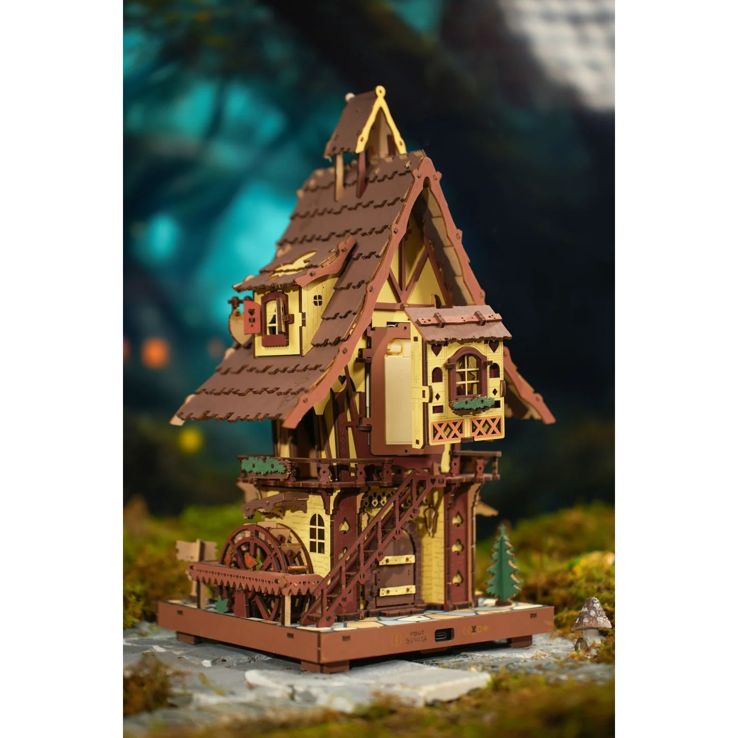 CUCKOO CLOCK 3-D WOODEN MINIATURE PUZZLE KIT - Image 2