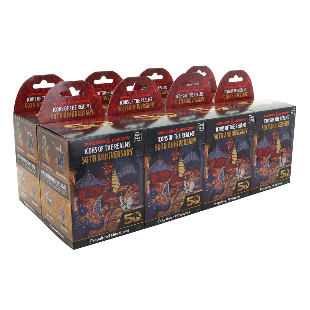 D&D ICONS OF THE REALMS 50TH ANNIVERSARY 8CT BOOSTER BRICK