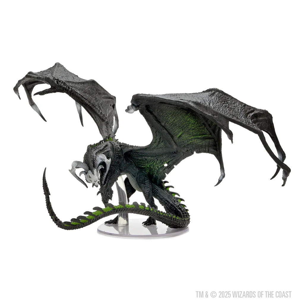 D&D ICONS OF THE REALMS ADULT BLACK DRAGON CORRUPTOR