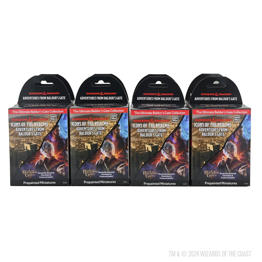D&D ICONS OF THE REALMS ADVENTURES FROM BALDUR'S GATE 8CT BOOSTER BRICK