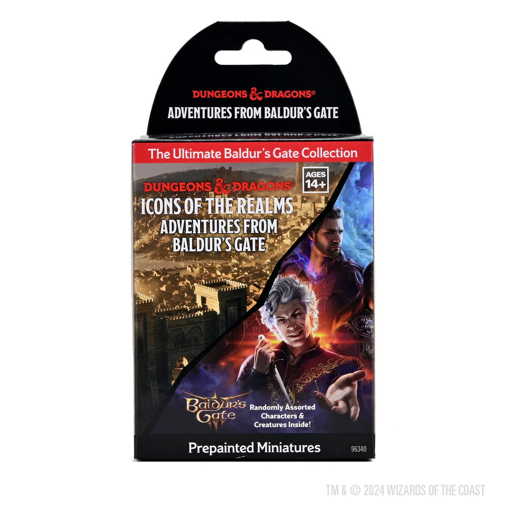 D&D ICONS OF THE REALMS ADVENTURES FROM BALDUR'S GATE BOOSTER PACK