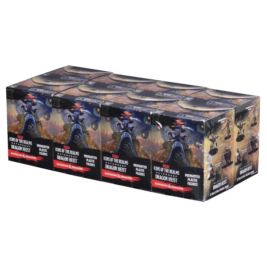 D&D ICONS OF THE REALMS WATERDEEP DRAGON HEIST 8CT BOOSTER BRICK
