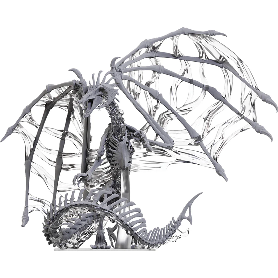 D&D NOLZUR'S BLACK DRACOLICH UNPAINTED